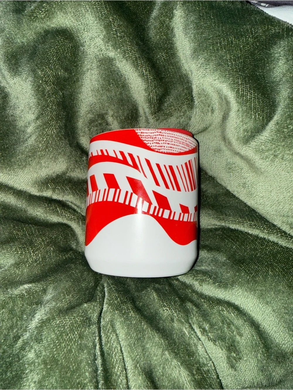 Starbucks Red, White & Green Holiday Ceramic Tumbler
